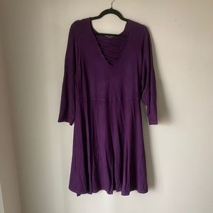 Crisscross Sweater Dress